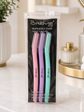 The Creme Shop Seamlessly Sleek Set of 3 Razors-New